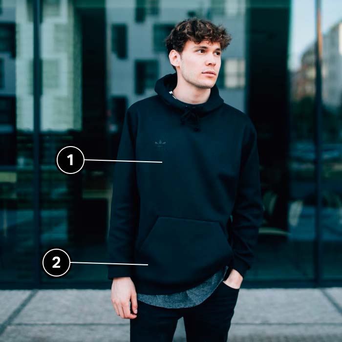 How to measure hoodie