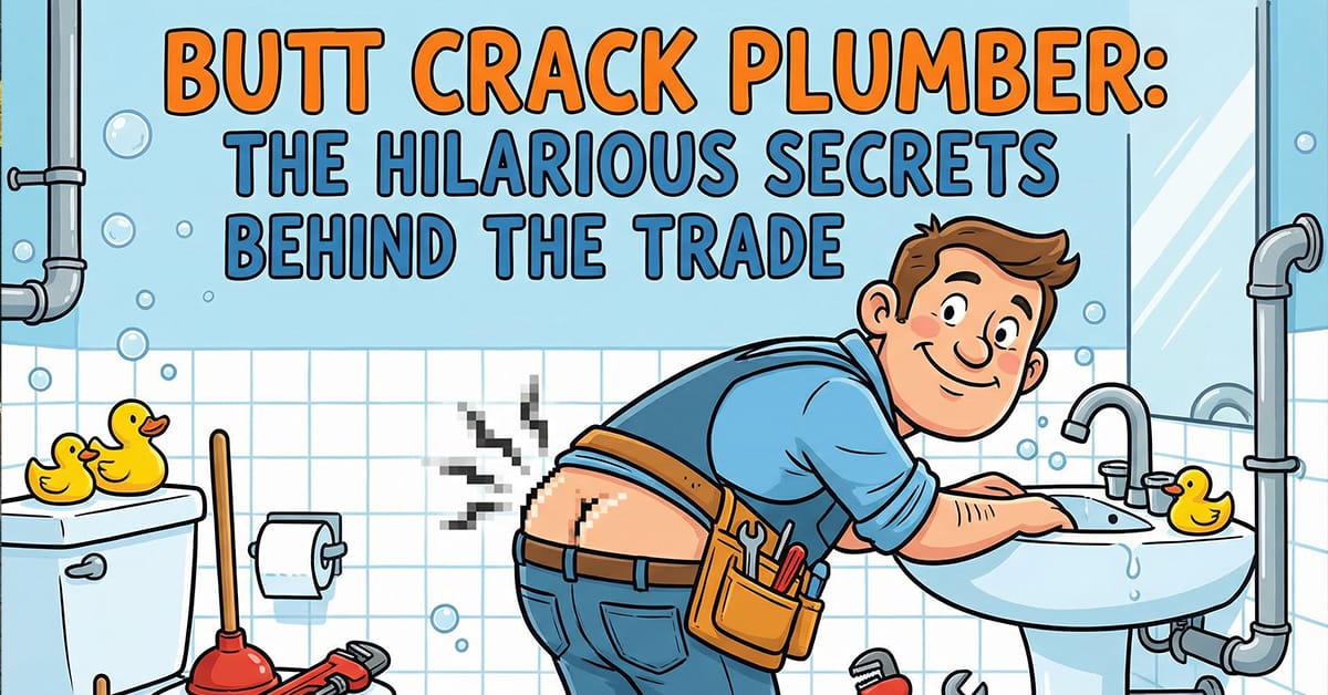The Unsung Heroes of Plumbing - Inside the World of the Butt Crack Plumber Butt-Crack-PlumberThe-Hilarious-Secrets-Behind-the-Trade
