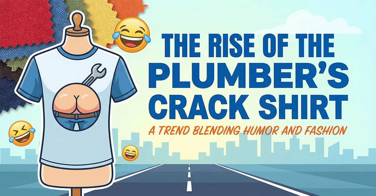 The Rise of the Plumber's Crack Shirt - A Trend Blending Humor and Fashion The Rise of the Plumber's Crack Shirt