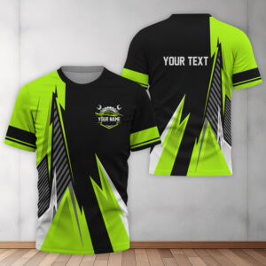 Custom Text All Over Print Uniform Shirt | Personalized Full Color Team & Group Wear