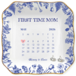 The First Moment Custom Calendar Jewelry Dish Gift For Mom 1