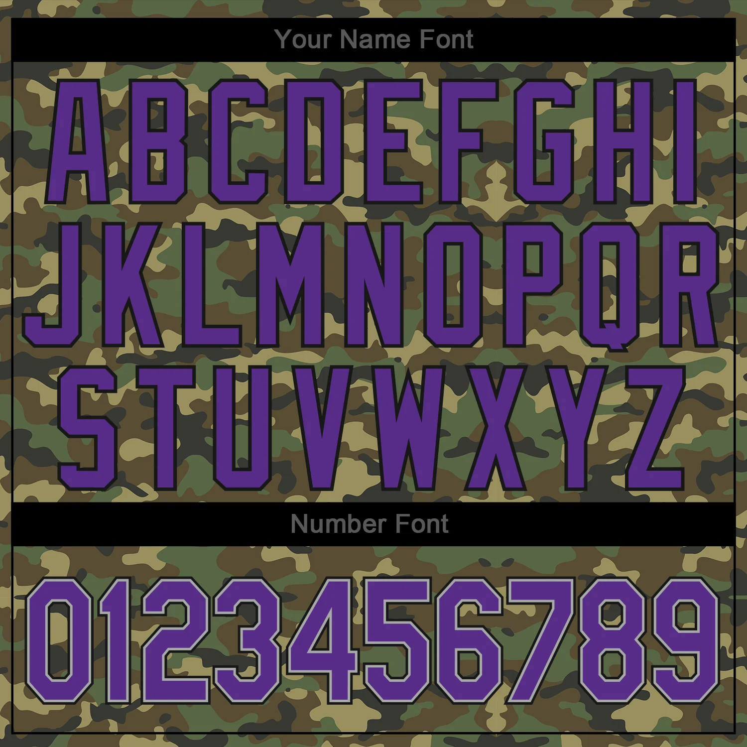 Camo Purple Black Baseball Jersey Side view of camo purple black baseball jersey highlighting the unique camouflage pattern and comfortable fit.