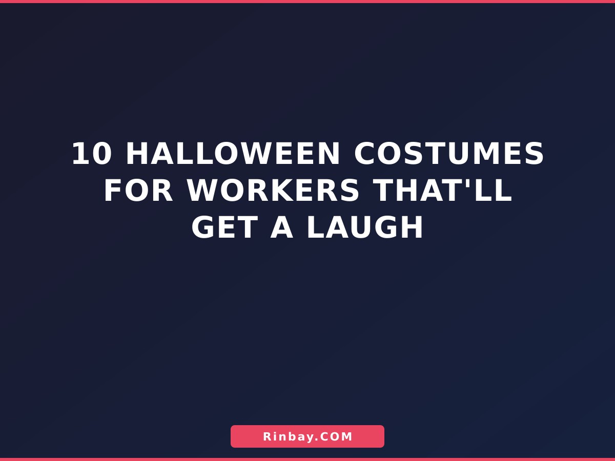 10 Halloween Costumes for Workers That'll Get a Laugh