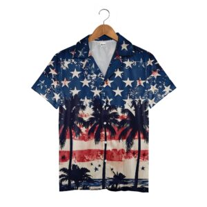 01_stars_stripes_tropical_beach_hawaiian_shirt_palm_trees_ocean_summer_party_shirt.jpg