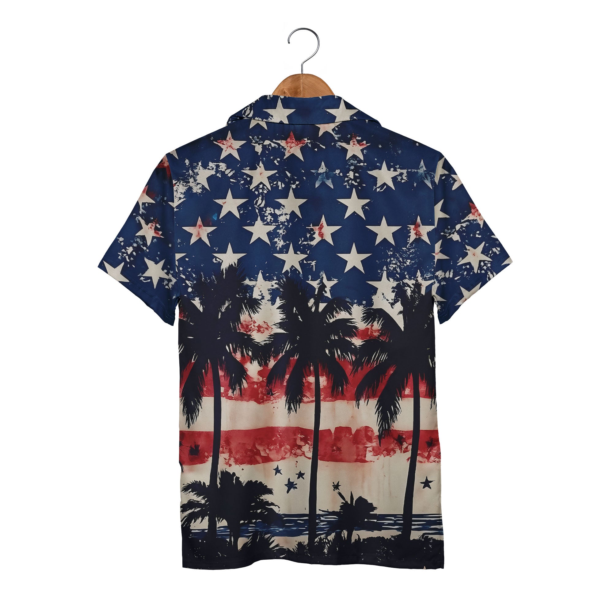 02_stars_stripes_tropical_beach_hawaiian_shirt_palm_trees_ocean_summer_party_shirt.jpg