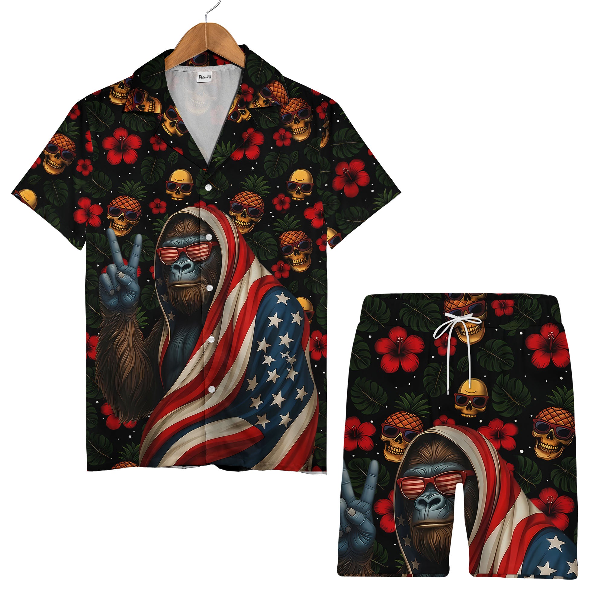 09_gorilla_american_flag_hawaiian_shirt_tropical_skull_pineapple_hibiscus_party_print.jpg