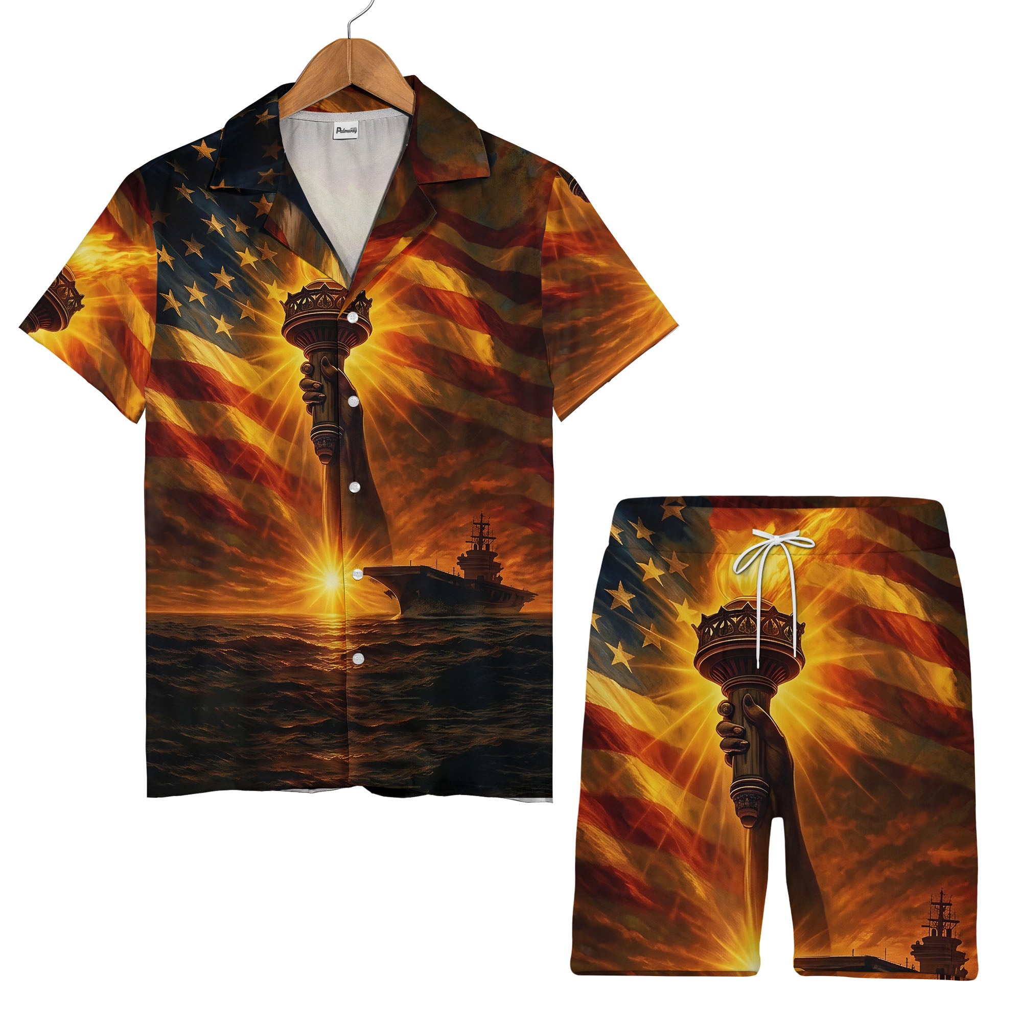 09_military_sunset_hawaiian_shirt_aircraft_carrier_statue_of_liberty_ocean_wave_print.jpg