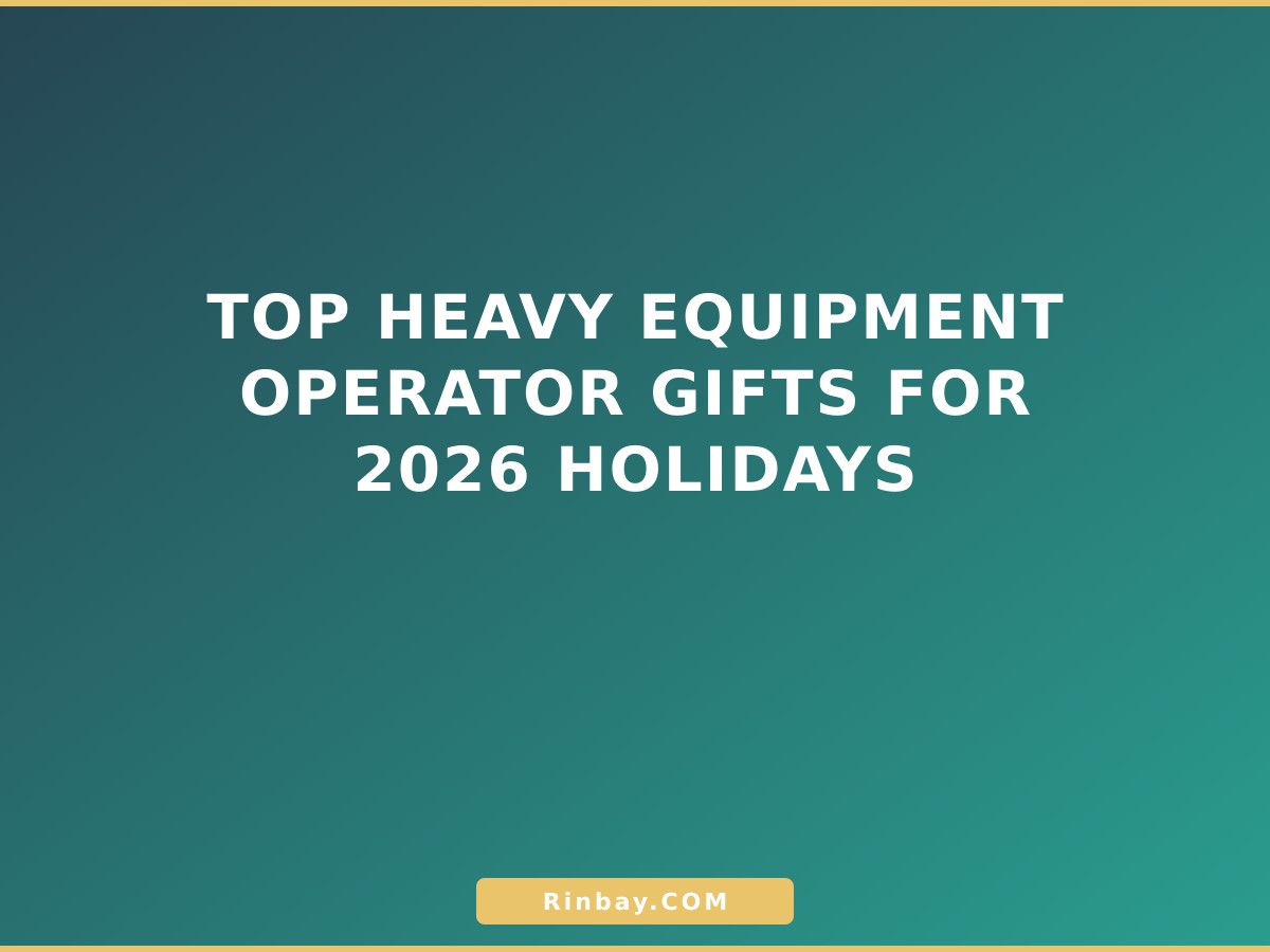 Top Heavy Equipment Operator Gifts for 2026 Holidays Top Heavy Equipment Operator Gifts for 2026 Holidays