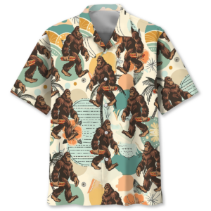 Tropical Feast Bigfoot Hawaiian Shirt
