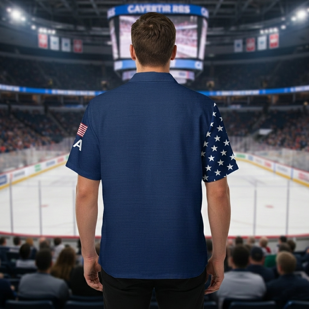 Bigfoot Is a Hockey Player America Hawaiian Shirt Bigfoot Is a Hockey Player America Hawaiian Shirt - Image 8