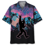 Bigfoot American Proud Hawaiian Shirt