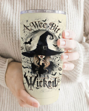 A Wee Bit Wicked Halloween Insulated Tumbler - 20oz 30oz 40oz