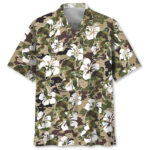 Bigfoot Hunter Camo Hawaiian Shirt