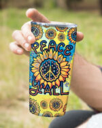 Peace Y'all Tie Dye Insulated Tumbler - 20oz 30oz 40oz