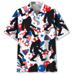 4th of July Celebration Bigfoot Hawaiian Shirt