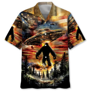 Bigfoot Legend America Hawaiian Shirt