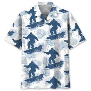 Bigfoot Surf Club Hawaiian Shirt