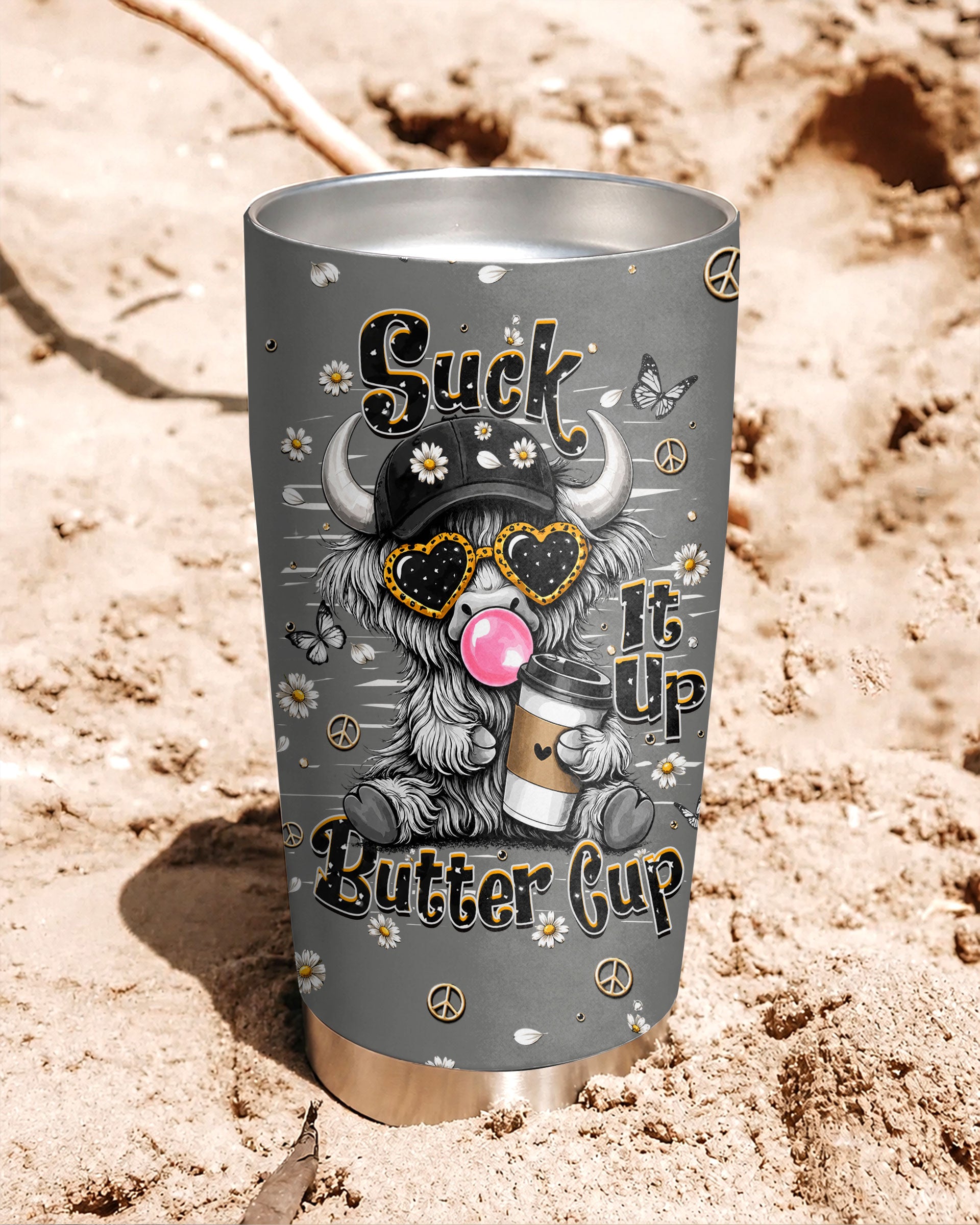 SUCK IT UP BUTTERCUP COW TUMBLER SUCK IT UP BUTTERCUP COW TUMBLER - Image 3