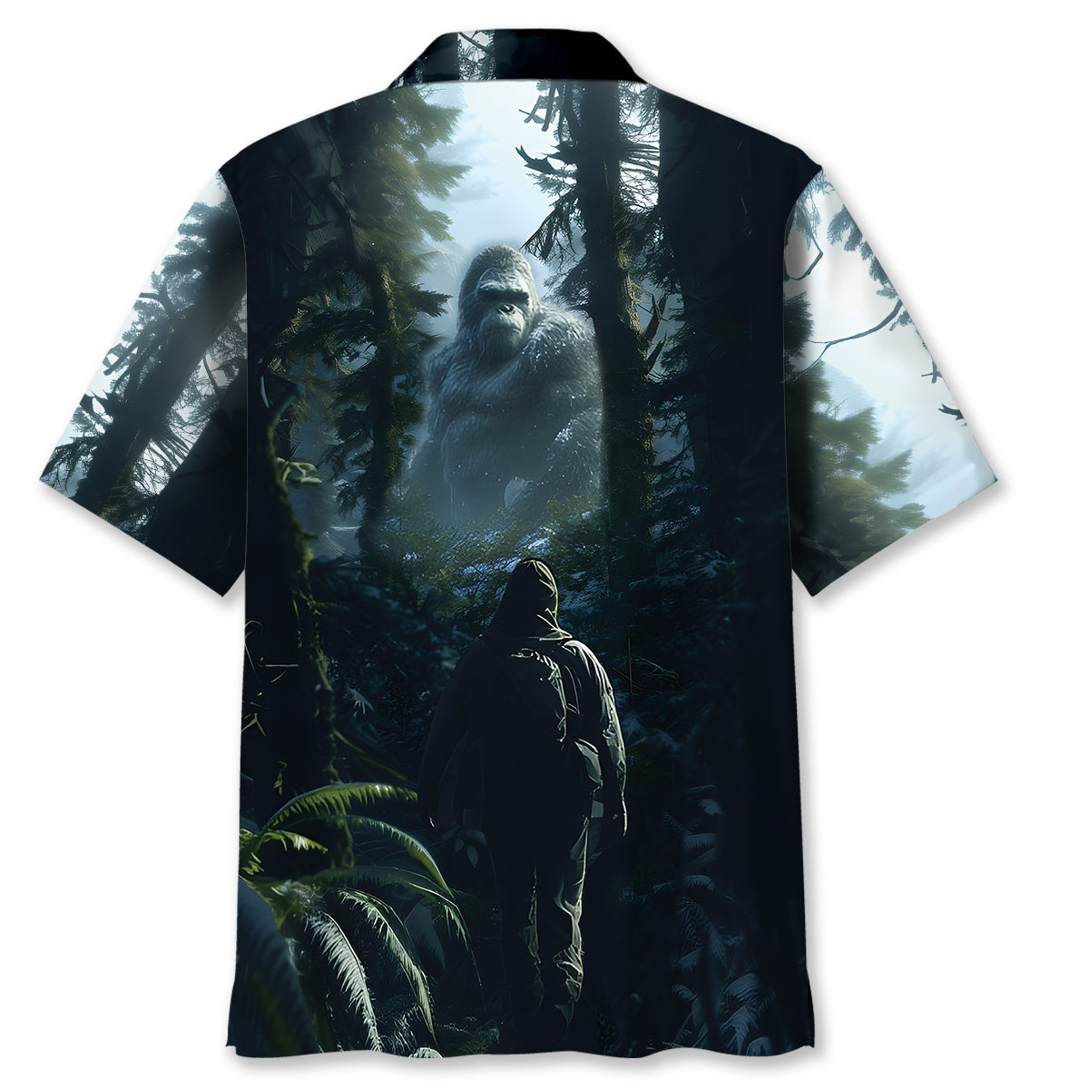 Bigfoot Saw Me Forest Hawaiian Shirt Bigfoot Saw Me Forest Hawaiian Shirt - Image 3