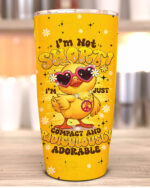 I'M NOT SHORT DUCK HIPPIE TUMBLER
