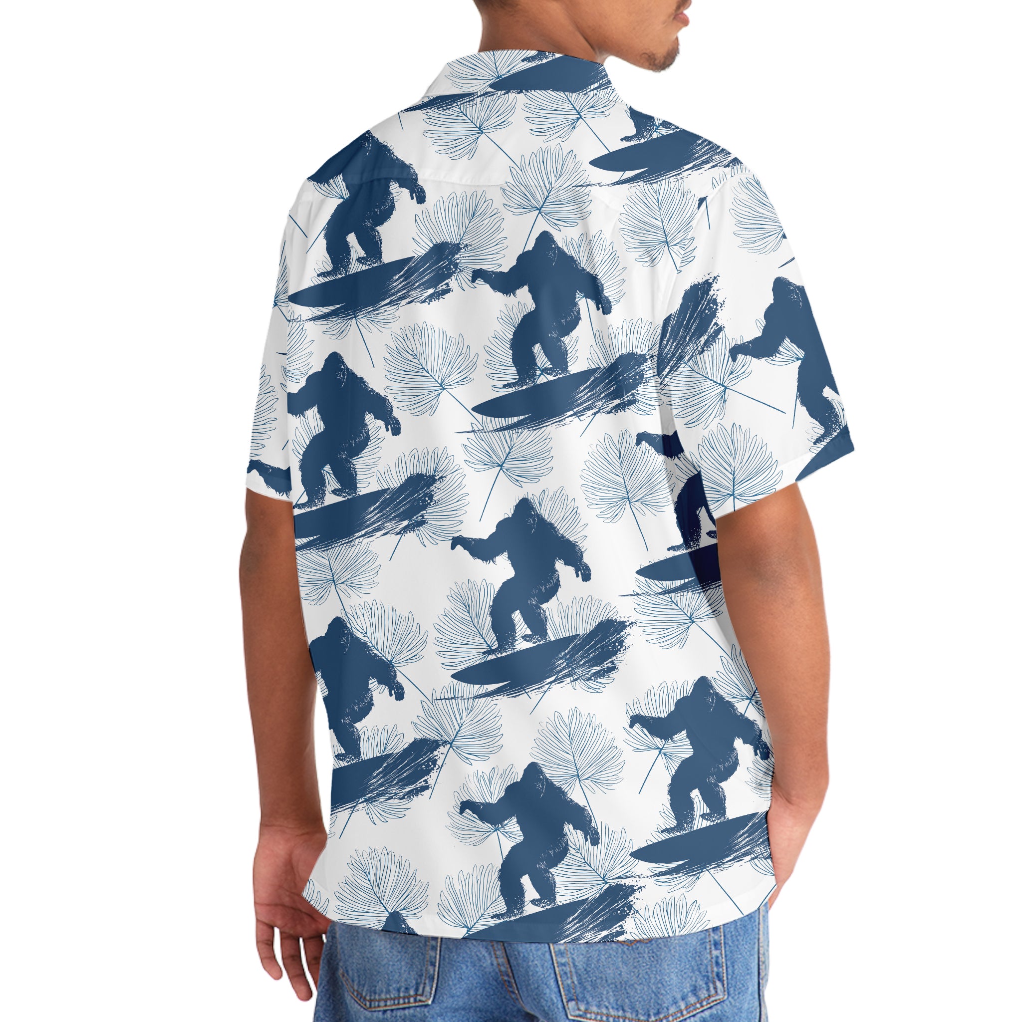 Bigfoot Surf Club Hawaiian Shirt Bigfoot Surf Club Hawaiian Shirt - Image 6