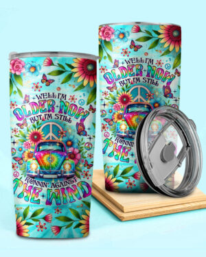 Running Against the Wind Car Tie Dye Insulated Tumbler - 20oz 30oz 40oz