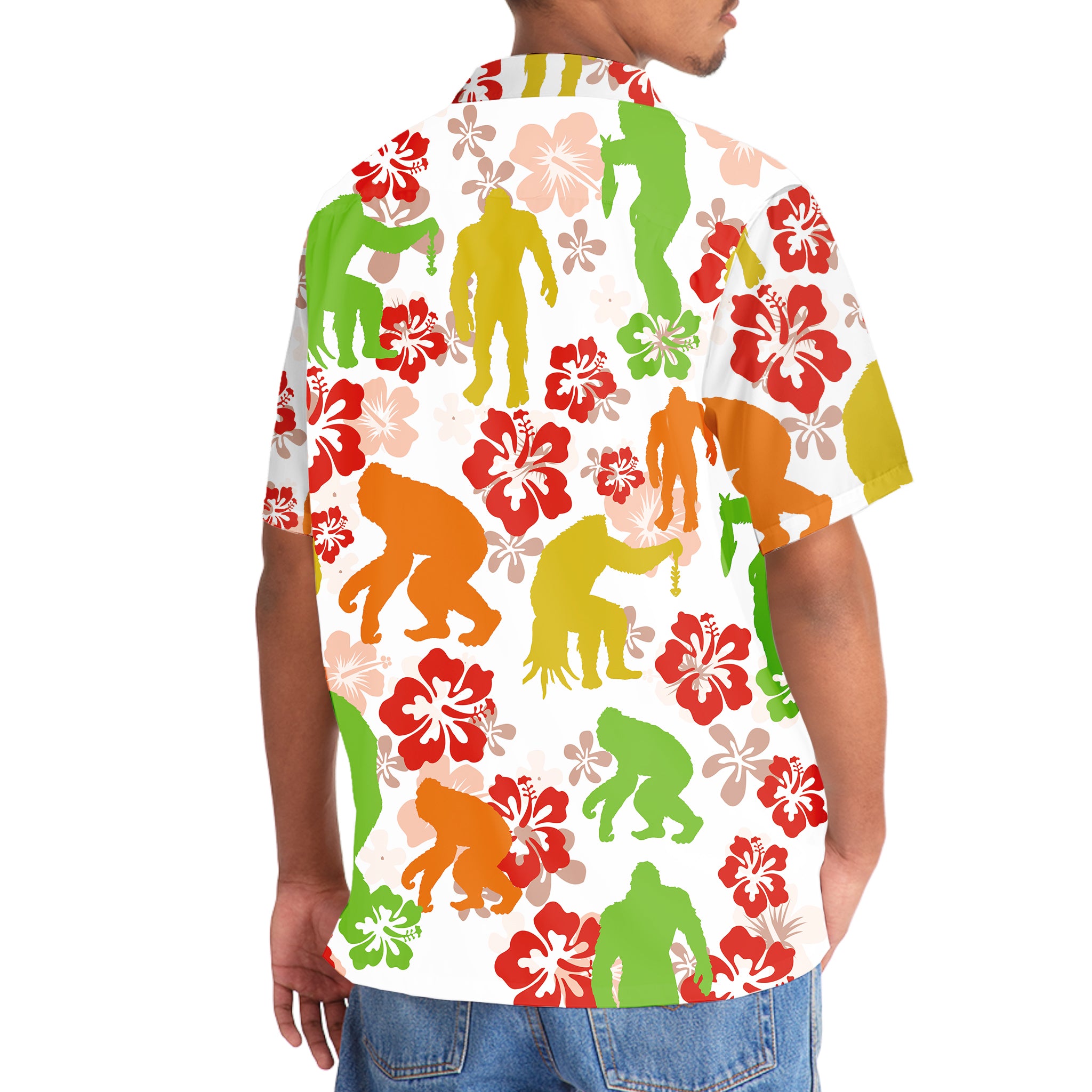 Tropical Bigfoot Funny Hawaiian Shirt Tropical Bigfoot Funny Hawaiian Shirt - Image 6