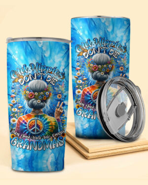 Old Hippie Tie Dye Insulated Tumbler - 20oz 30oz 40oz