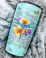 Just Breathe Dragonfly Insulated Tumbler - 20oz 30oz 40oz