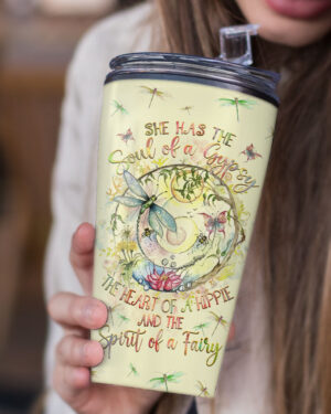 Spirit of a Fairy Dragonfly Insulated Tumbler - 20oz 30oz 40oz