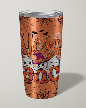 Hey Boo Halloween Insulated Tumbler - 20oz 30oz 40oz