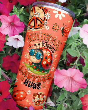 BUTTERFLY KISSES AND LADYBUG TUMBLER