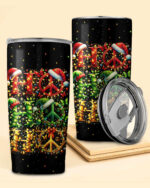 Ho Ho Ho Peace Christmas Insulated Tumbler - 20oz 30oz 40oz