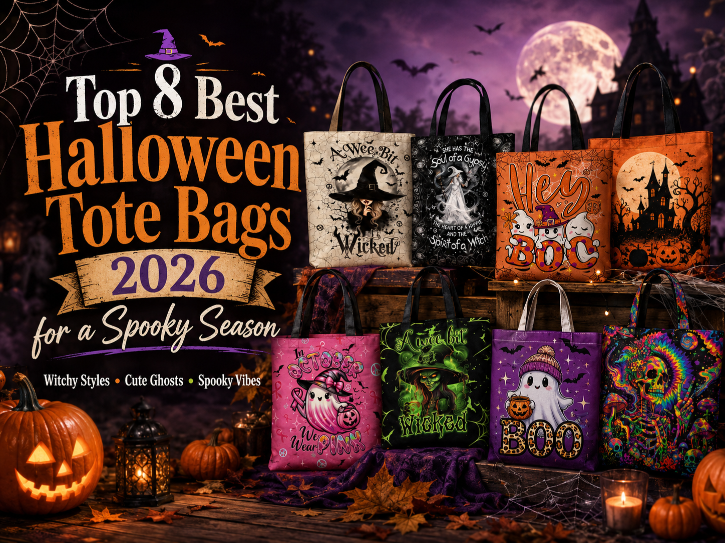 Top 8 Best Halloween Tote Bags 2026 for a Spooky Season Top 8 Best Halloween Tote Bags 2026