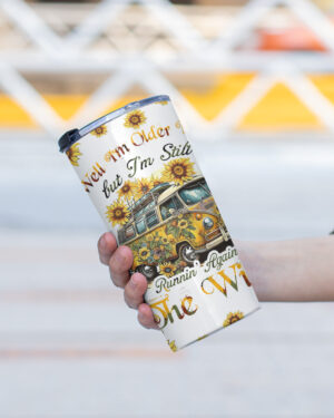 Running Against the Wind Insulated Tumbler - 20oz 30oz 40oz