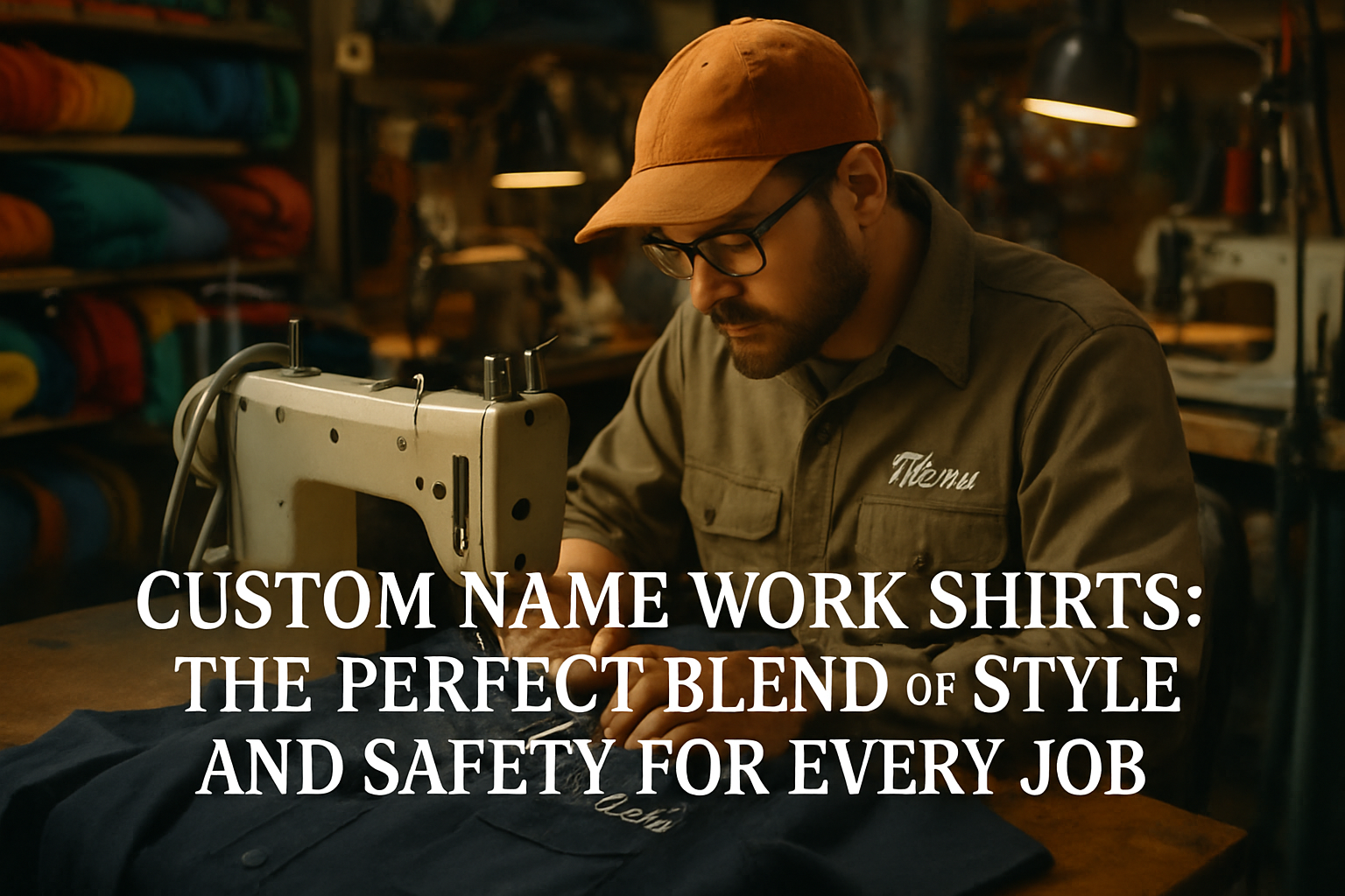 Custom Name Work Shirts