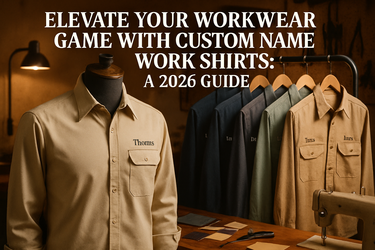 Elevate Your Workwear Game with Custom Name Work Shirts: A 2026 Guide Custom Name Work Shirts