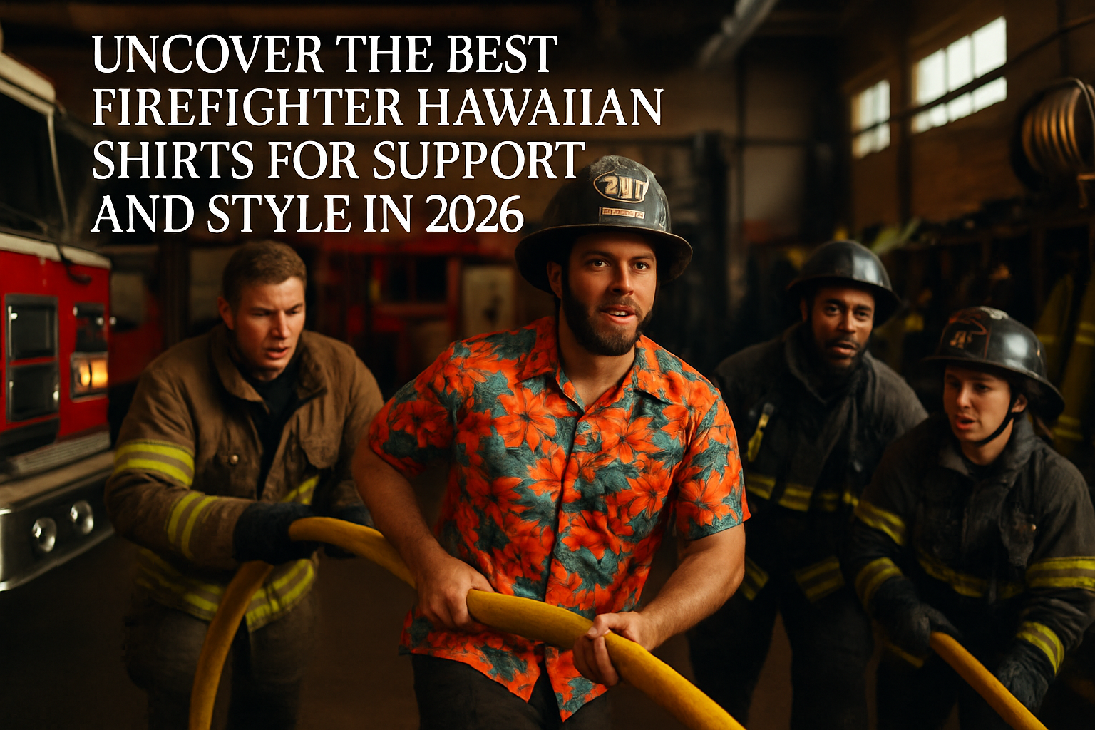 Firefighter Hawaiian Shirt