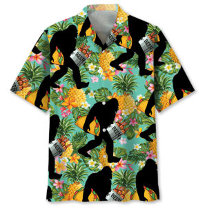 Bigfoot Tacos & Beer Pineapple Hawaiian Shirt