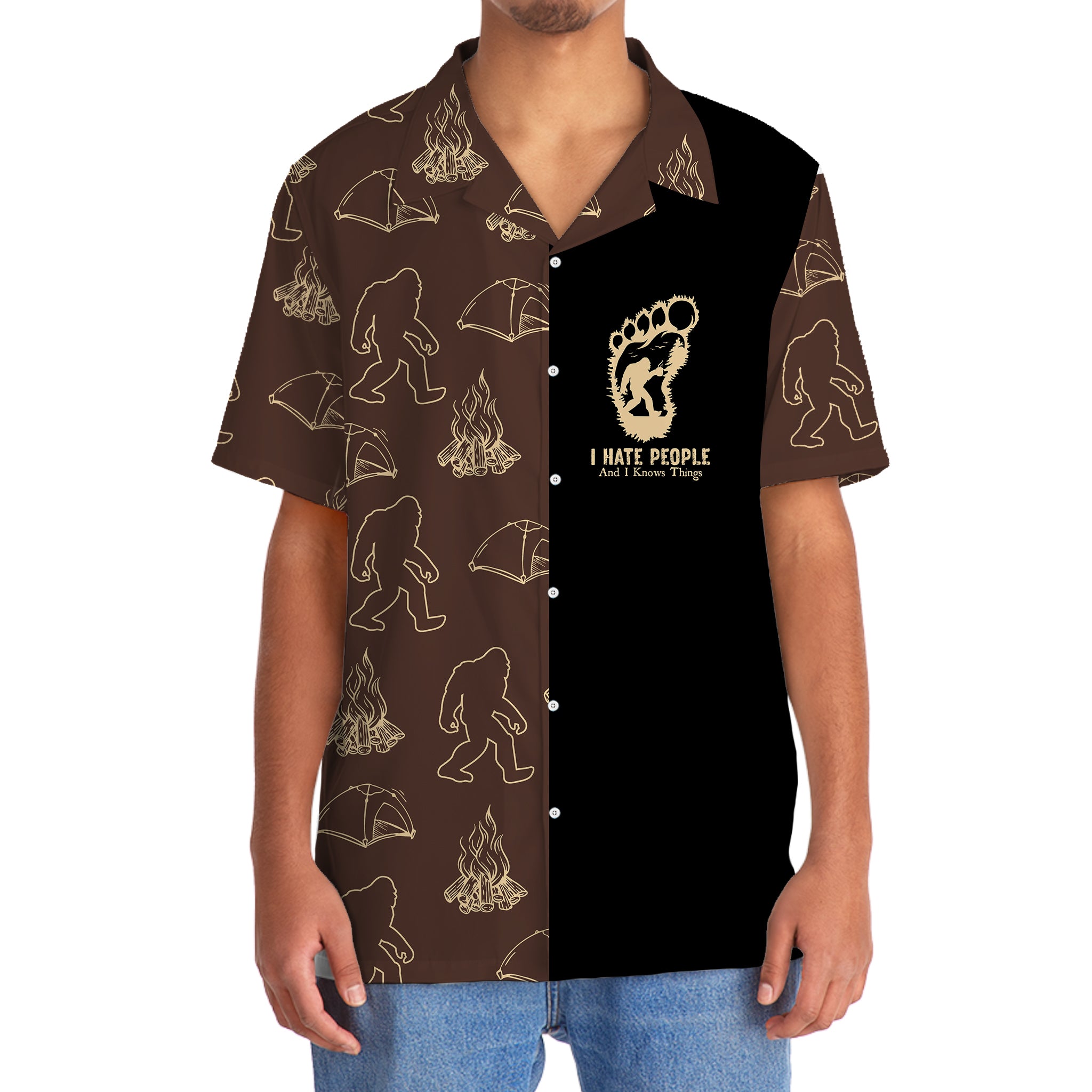 Bigfoot I Drink Coffee I Hate People Hawaiian Shirt Bigfoot I Drink Coffee I Hate People Hawaiian Shirt - Image 6