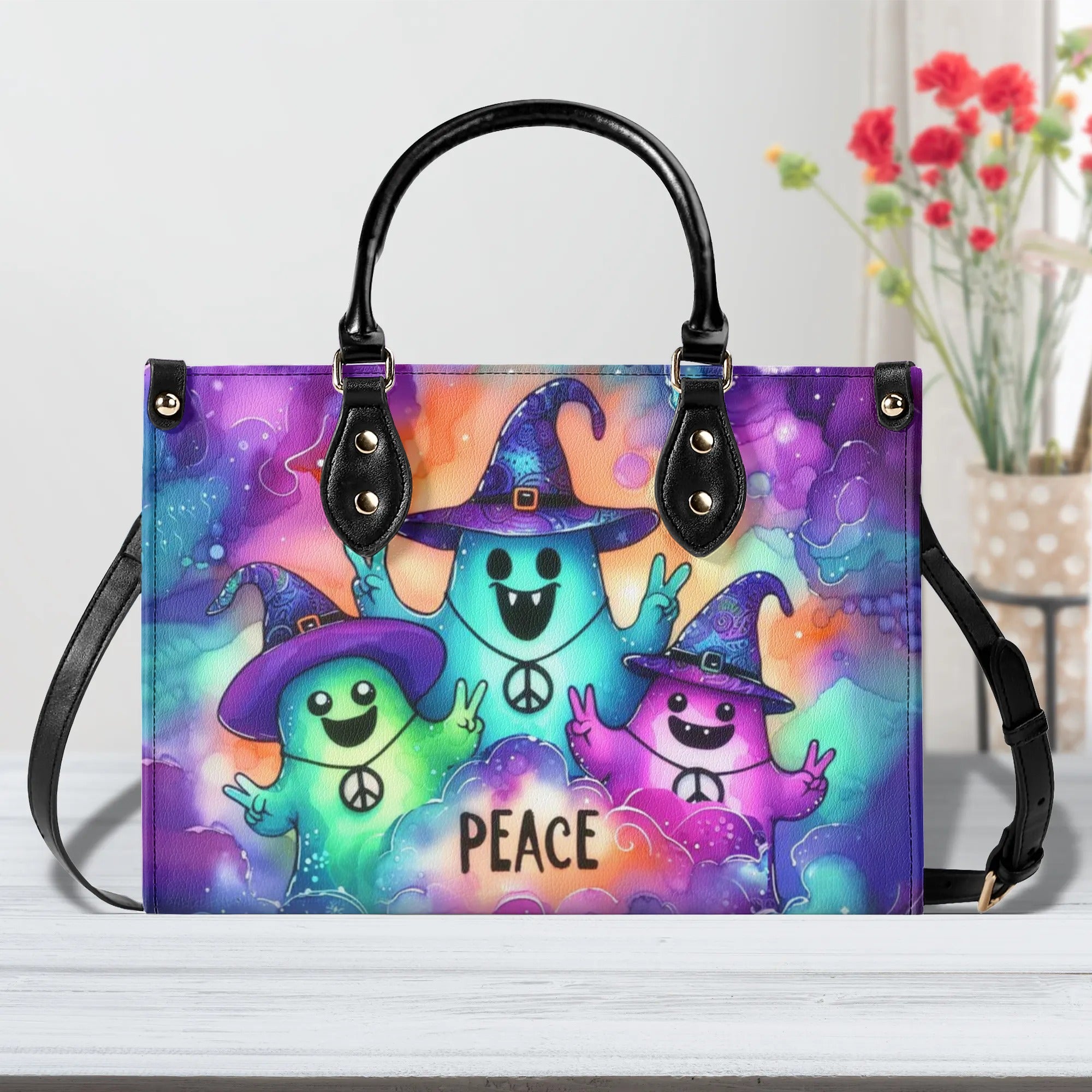 Peace Cute Ghost Halloween Leather Handbag download_6_d36919ce-4721-4aef-a2da-58fb7621f3a6.jpg