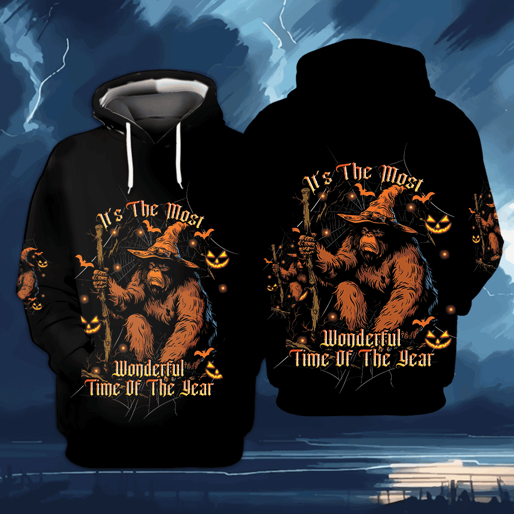Bigfoot Most Wanderful Time Hawaiian Shirt Bigfoot Most Wanderful Time Hawaiian Shirt - Image 6