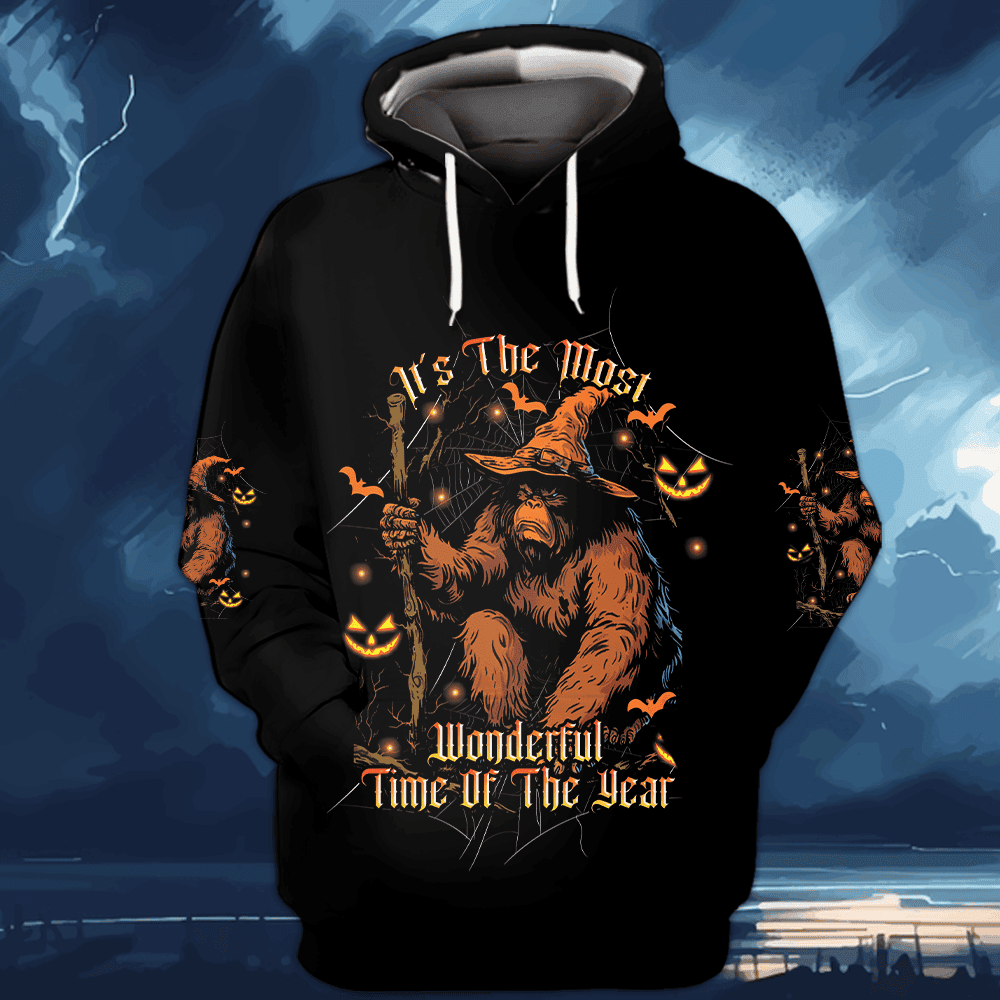 Bigfoot Most Wanderful Time Hawaiian Shirt Bigfoot Most Wanderful Time Hawaiian Shirt - Image 7