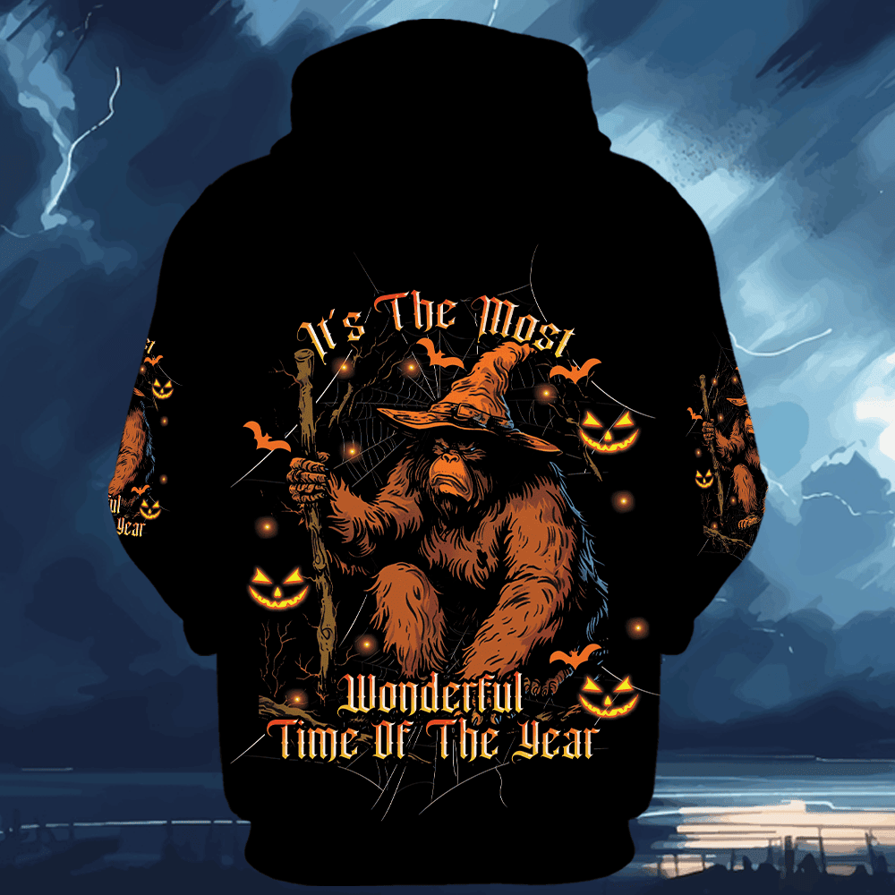 Bigfoot Most Wanderful Time Hawaiian Shirt Bigfoot Most Wanderful Time Hawaiian Shirt - Image 8
