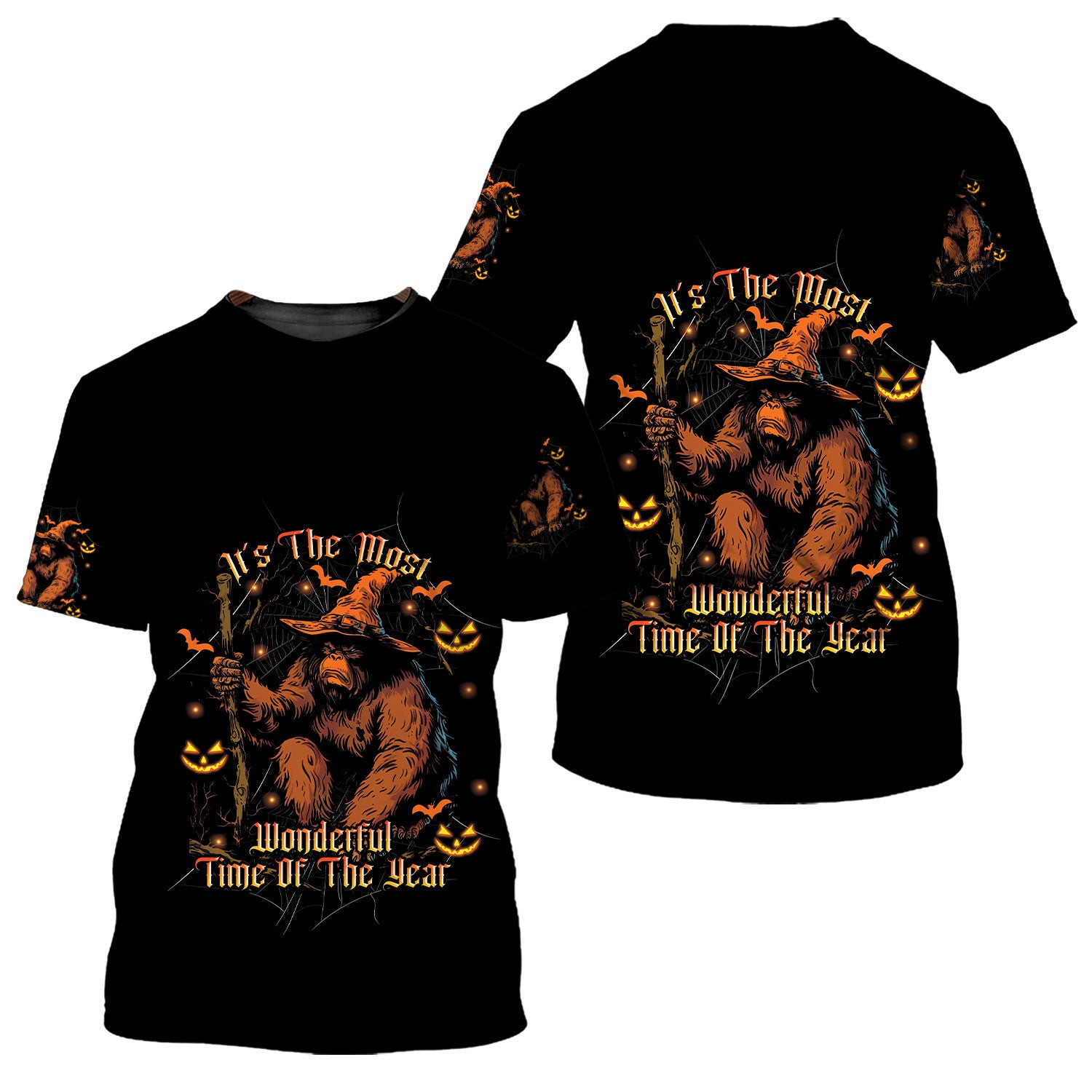 Bigfoot Most Wanderful Time Hawaiian Shirt Bigfoot Most Wanderful Time Hawaiian Shirt - Image 2
