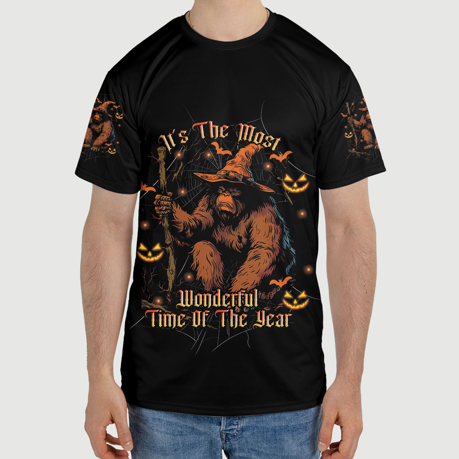 Bigfoot Most Wanderful Time Hawaiian Shirt Bigfoot Most Wanderful Time Hawaiian Shirt - Image 16
