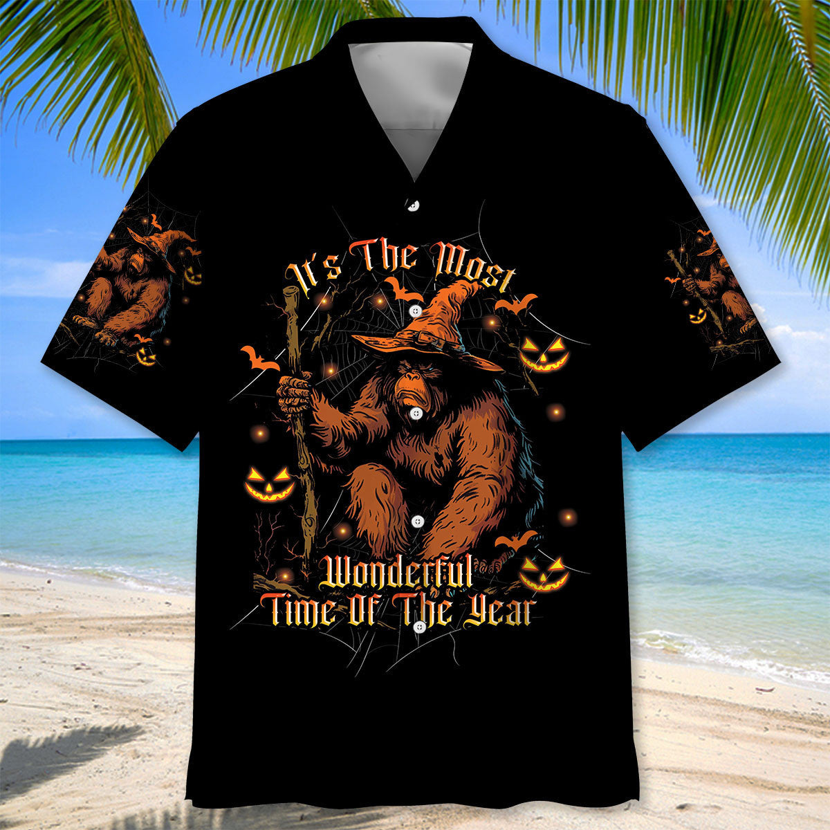 Bigfoot Most Wanderful Time Hawaiian Shirt Bigfoot Most Wanderful Time Hawaiian Shirt - Image 18