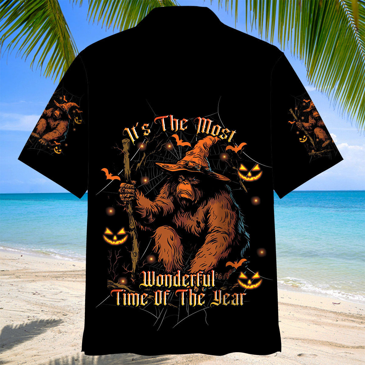 Bigfoot Most Wanderful Time Hawaiian Shirt Bigfoot Most Wanderful Time Hawaiian Shirt - Image 20