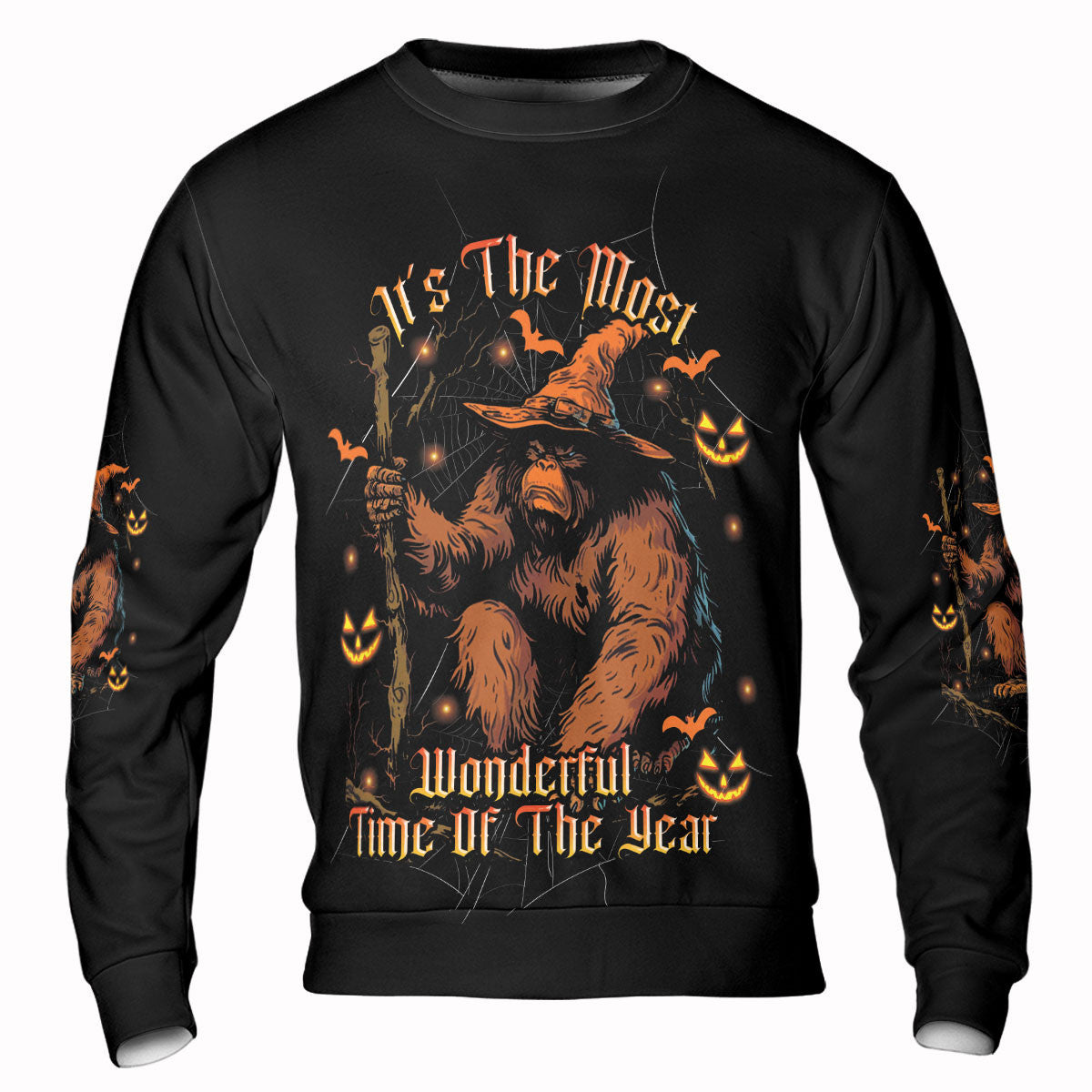 Bigfoot Most Wanderful Time Hawaiian Shirt Bigfoot Most Wanderful Time Hawaiian Shirt - Image 5
