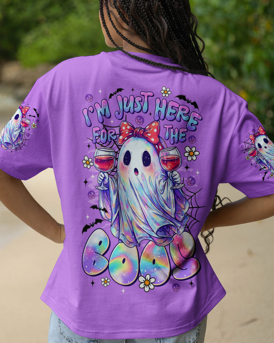 I'm Just Here for the Boos Halloween All Over Print Clothes hippe-cloth-TLTR210825310.jpg